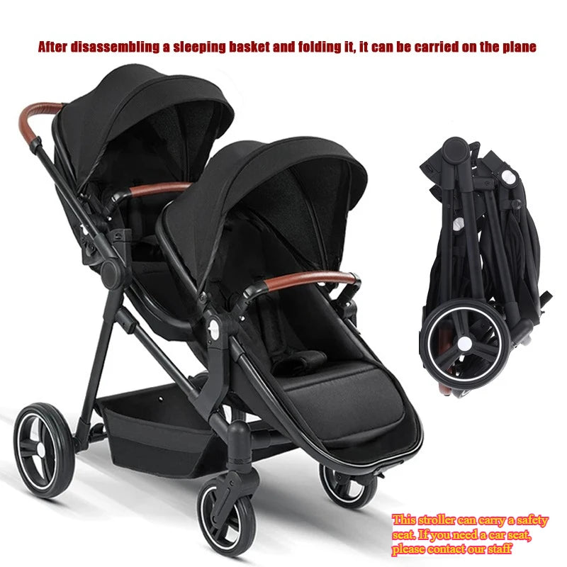 Foldable, Airline-Approved Stroller & Rider Combo