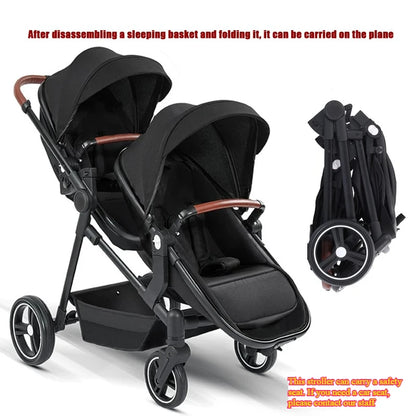 Foldable, Airline-Approved Stroller & Rider Combo