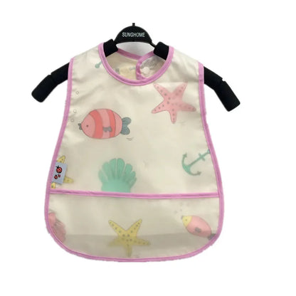 Adjustable Waterproof Bibs – Cute EVA Feeding Apron