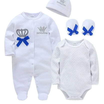 Soft Cotton Baby Bodysuits & Jumpsuits for Winter