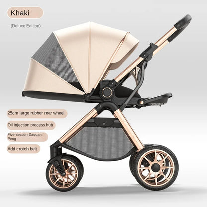 Foldable Two-way Three-speed Adjustable Stroller