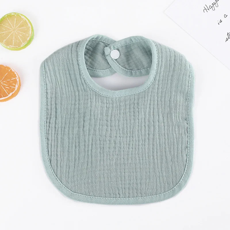 Solid Color Baby Bib/Apron