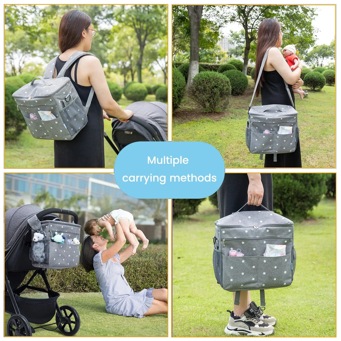 Multifunctional Maternity Diaper Bag Organizer