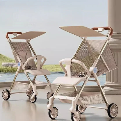 Compact & Foldable Baby Stroller for Quick Trips