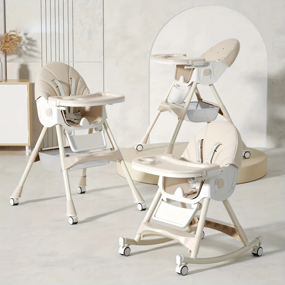 Convertible High Chair with Removable Tray