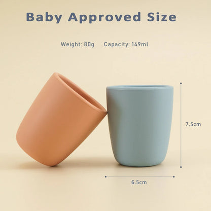 Silicone Baby Learn-to-Drink Sippy Cup