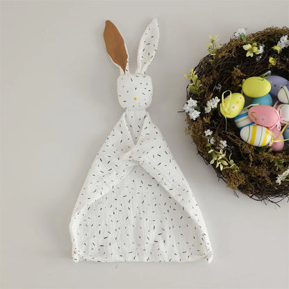 Breathable Muslin Cotton Bunny Soother Toy for Infants