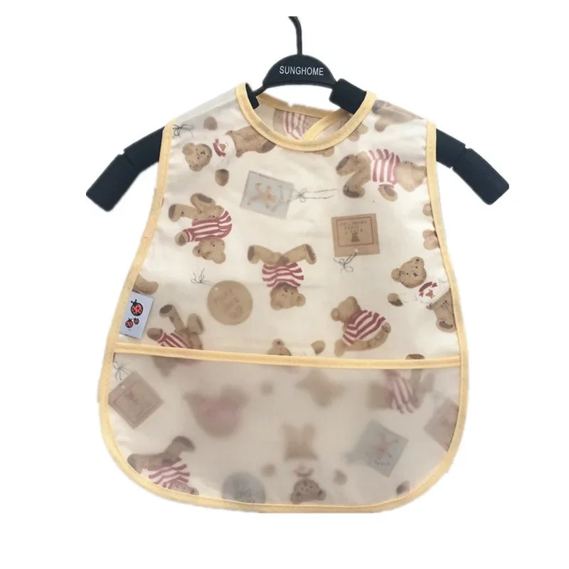 Adjustable Waterproof Bibs – Cute EVA Feeding Apron