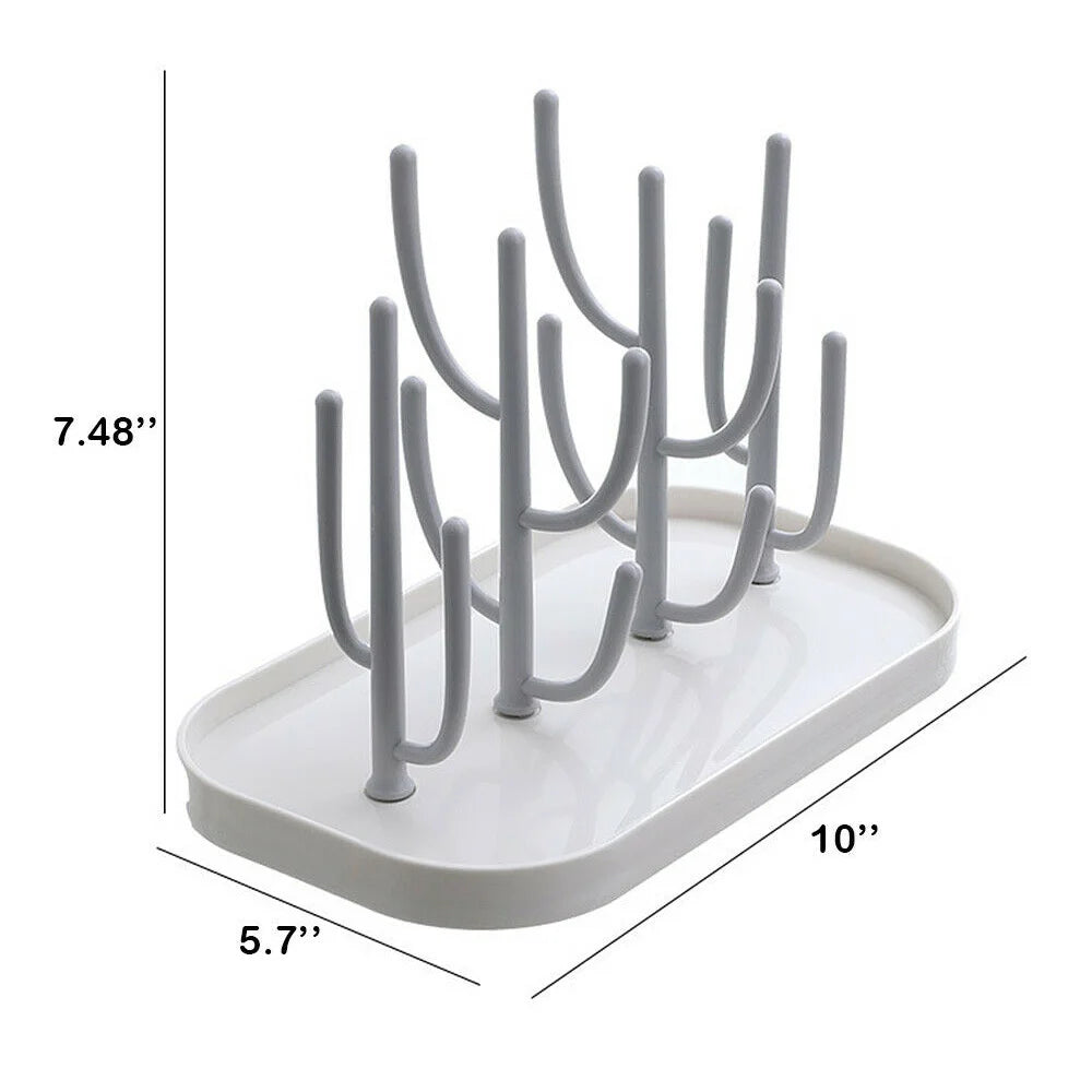 Space-Saving Bottle Dryer & Drainer Stand