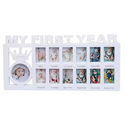 Baby's First Year Growth Picture Frame