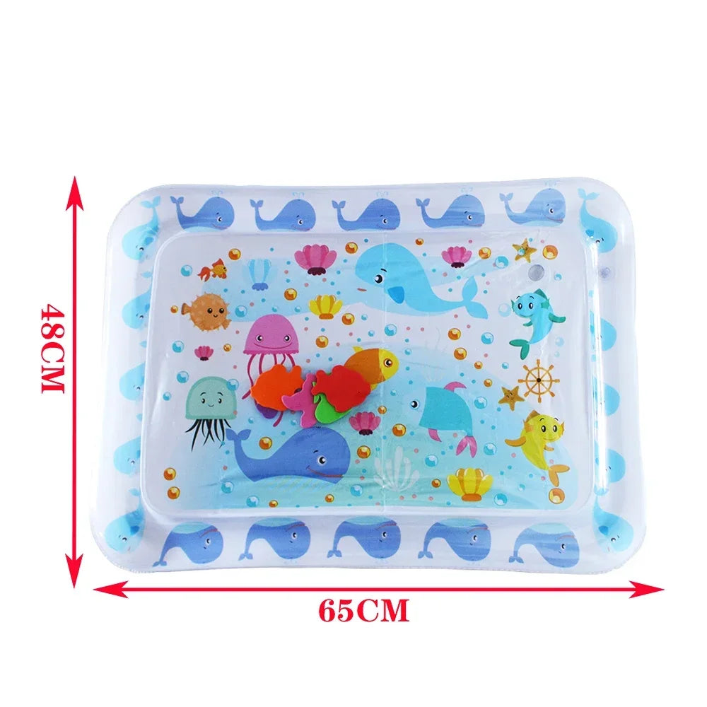 Baby Water Play Mat Inflatable Tummy Time Toy