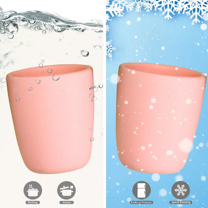 Silicone Baby Learn-to-Drink Sippy Cup