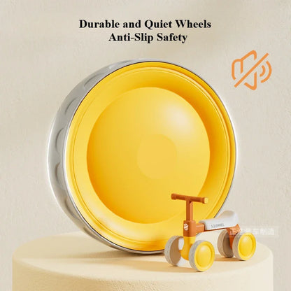 4-Wheel No-Pedal Baby Balance Bike (1-3 Years)