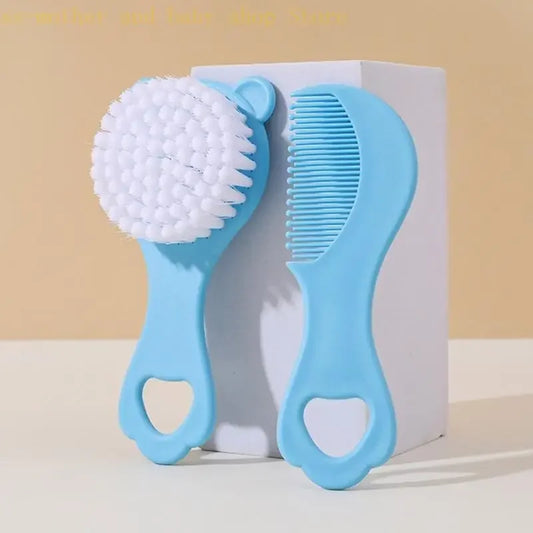 Soft Bristle Baby Hair & Cradle Cap Brush Set