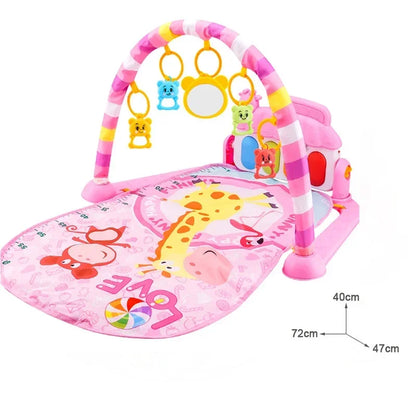 Musical Baby Activity Gym & Piano Keyboard Play Mat