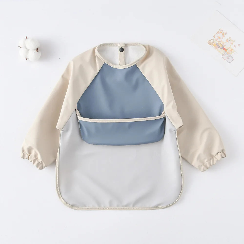 Easy Clean Washable Mealtime & Art Crafts Smock