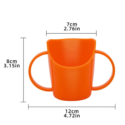 Slanted Mouth Anti-Choke Baby Learning Cup