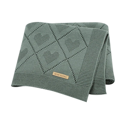 Super Soft Cotton Knit Swaddle Blanket (90x70cm)