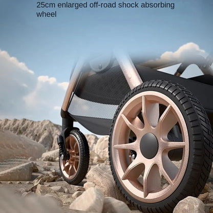 Foldable Two-way Three-speed Adjustable Stroller