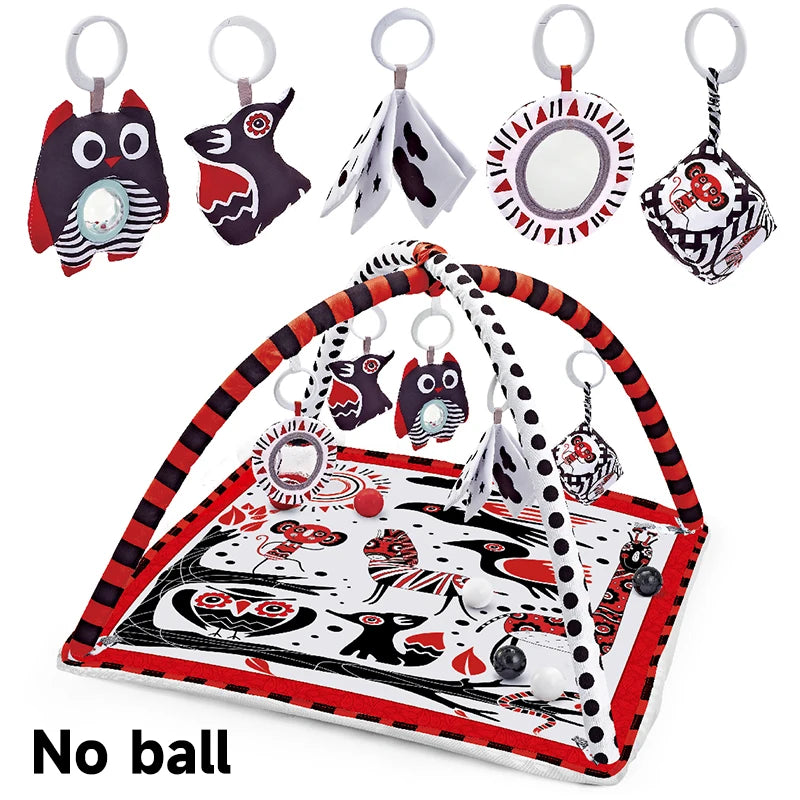 Newborn Baby Activity Gym & Play Mat for Tummy Time (0-36 Months)