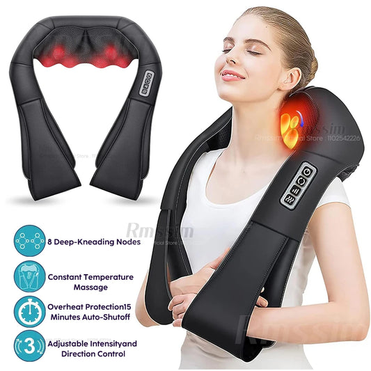 Electric Deep Tissue Kneading Pillow for Full Body Relief