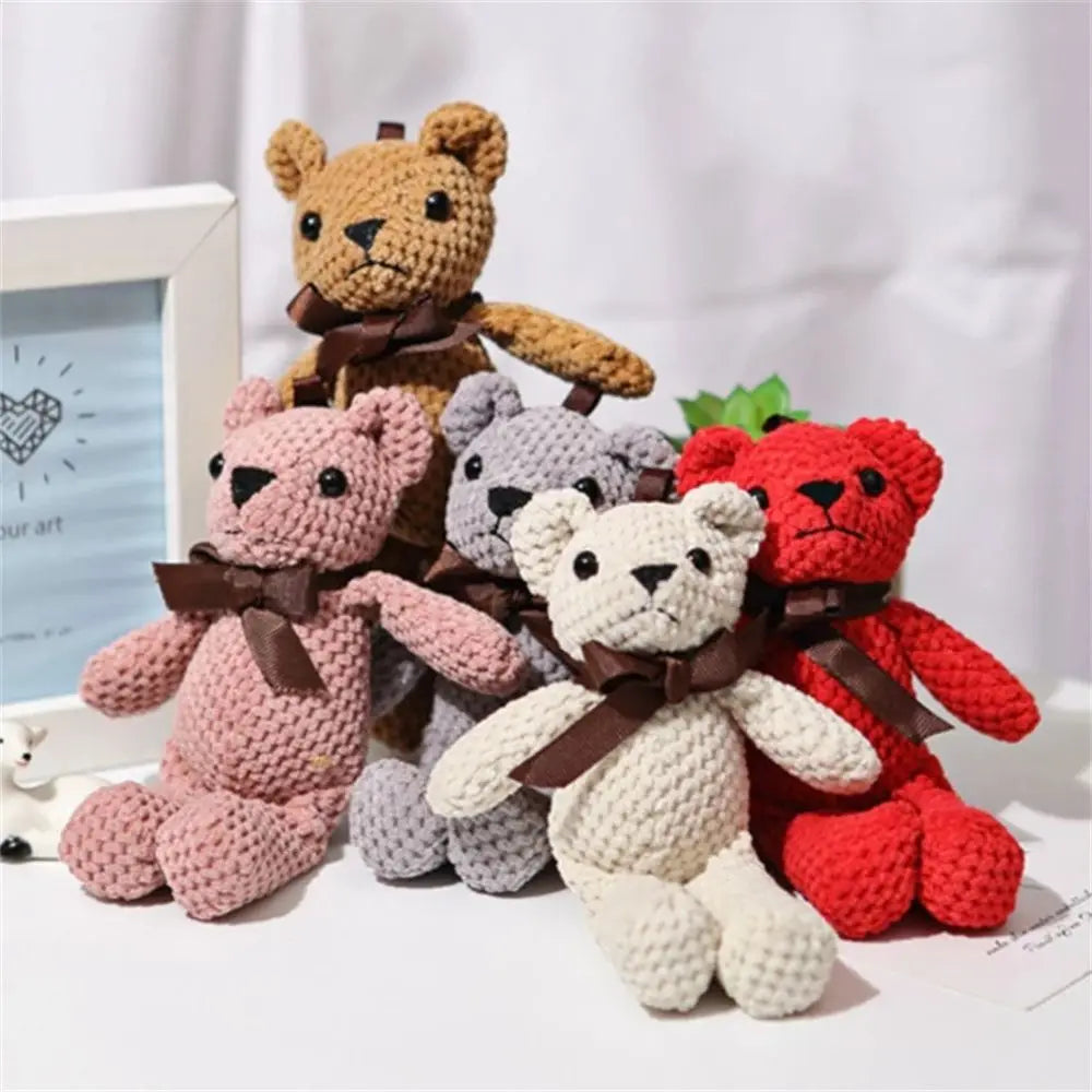 Adorable Bear Keyring & Mini Toy Gift