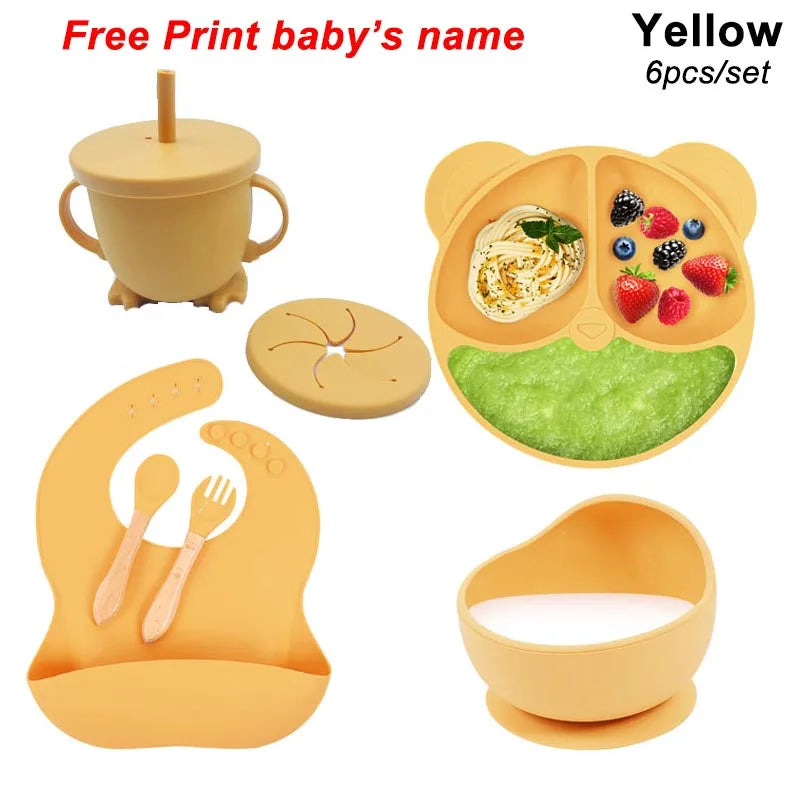 Plate Set 6Pcs Children Personalized Tableware