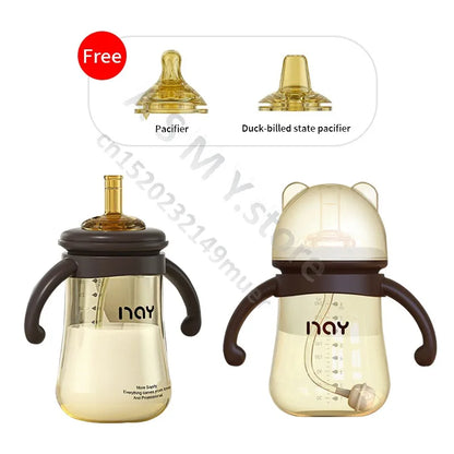 Anti-Colic Feeding Bottle – Bacteriostatic, Anti-Fall Design with Teething Guard