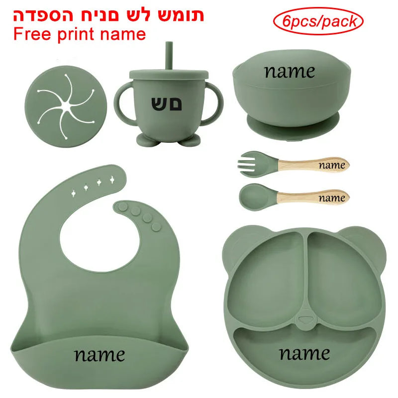 Plate Set 6Pcs Children Personalized Tableware