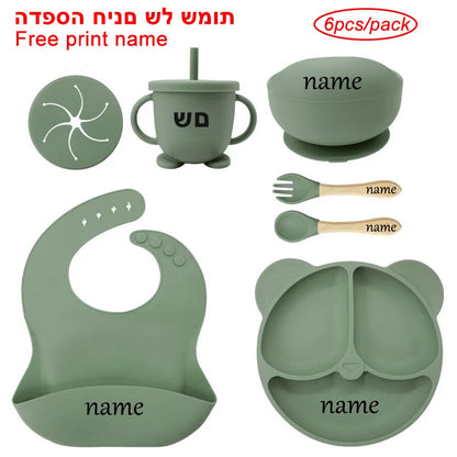 Plate Set 6Pcs Children Personalized Tableware