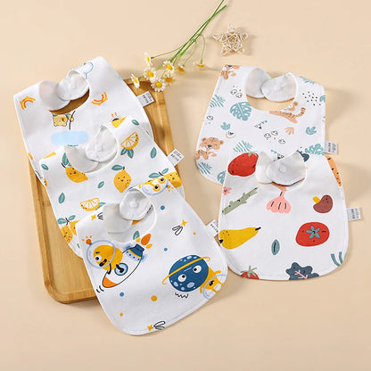 5-Pack Waterproof Baby Bandana Bibs | Ultra-Absorbent Feeding Set
