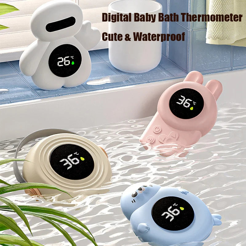 Digital Floating Baby Bath Thermometer with Safety Alert