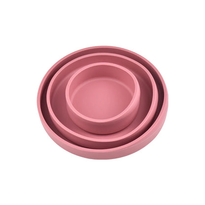 Thermostability Silicone Snack Plate & Dish Set (3PC)