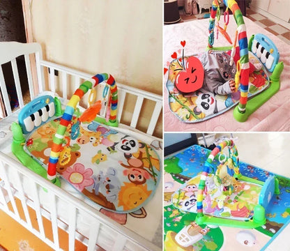 Musical Baby Activity Gym & Piano Keyboard Play Mat