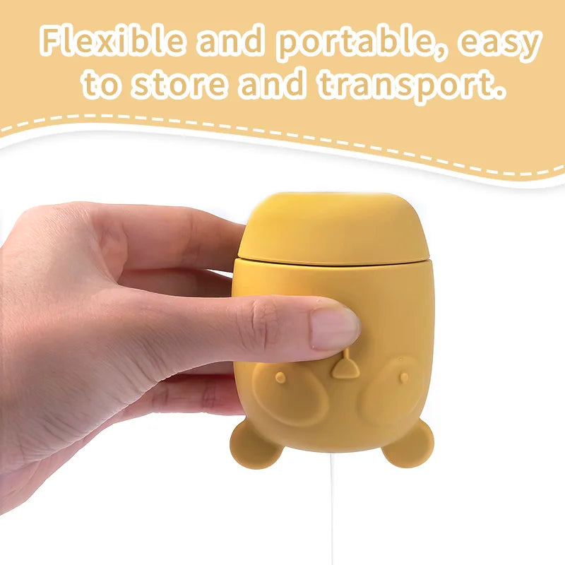 Cute Animal Bath Toys – Soft Silicone Water Sprinkler Toys for Babies & Toddlers