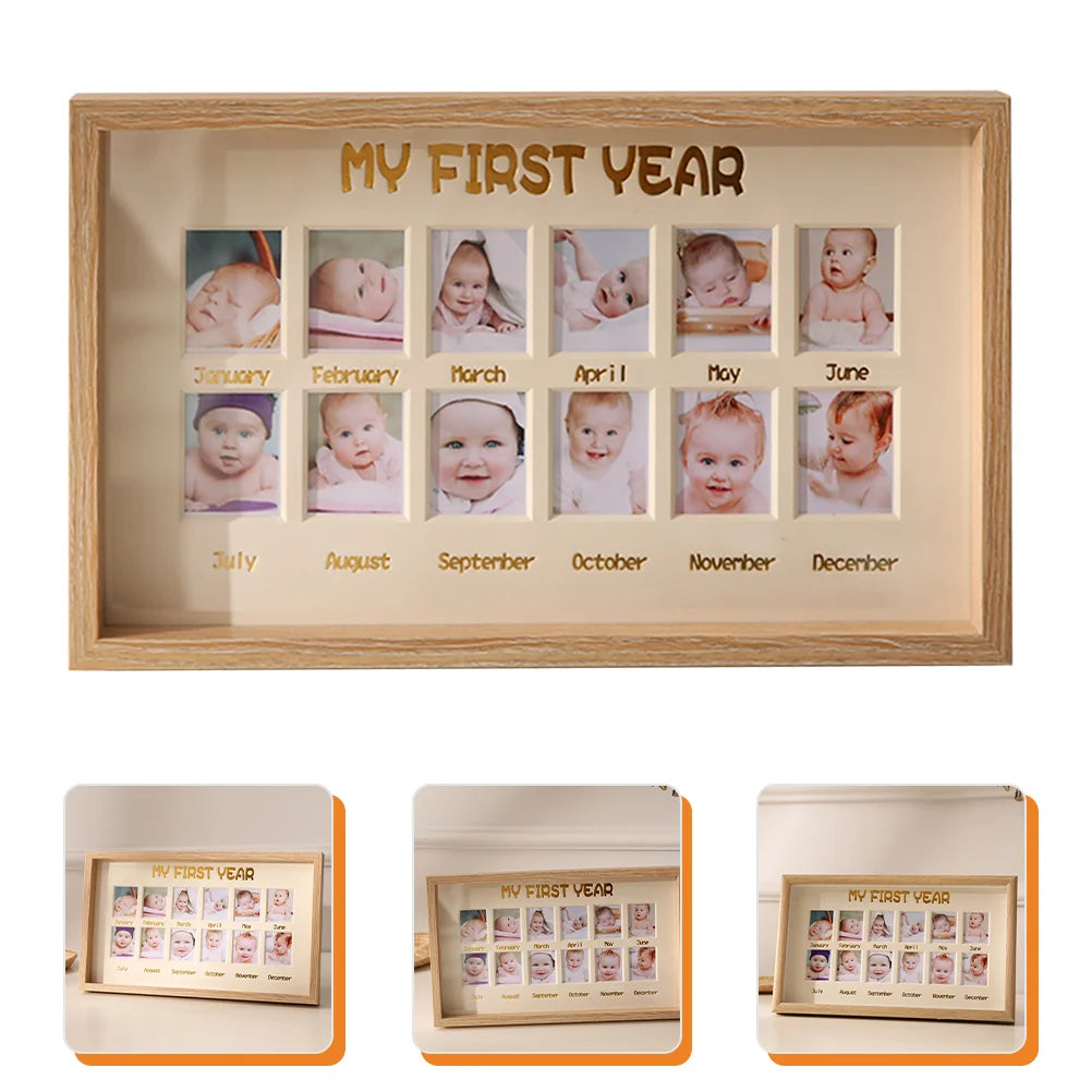 Newborn Handprint Maker & First Year Souvenir Frame