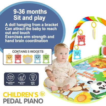 Infant Pedal Piano Keyboard Activity Mat