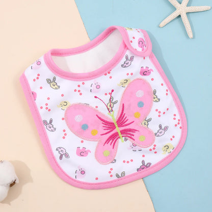 Waterproof Feeding Bibs for Babies & Toddlers – Soft Apron & Burp Cloth Set
