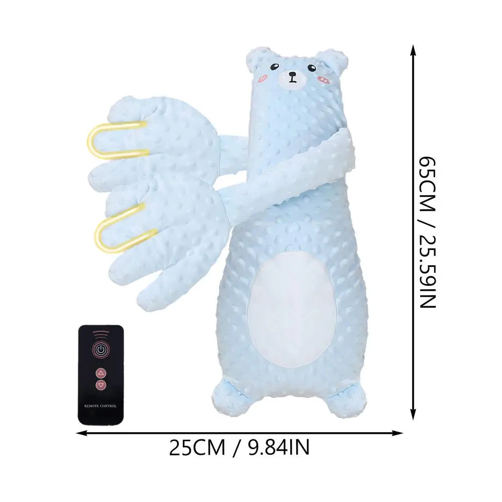 Remote Control Plush Bear Sleep Aid Pillow for Infants (65cm)