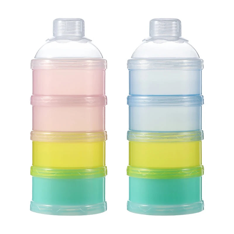 Portable 4-Layer Milk Powder & Snack Storage