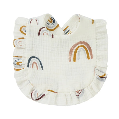 Cotton Muslin Baby Bibs for Newborns – Feeding, Drool & Burp Cloth Accessories