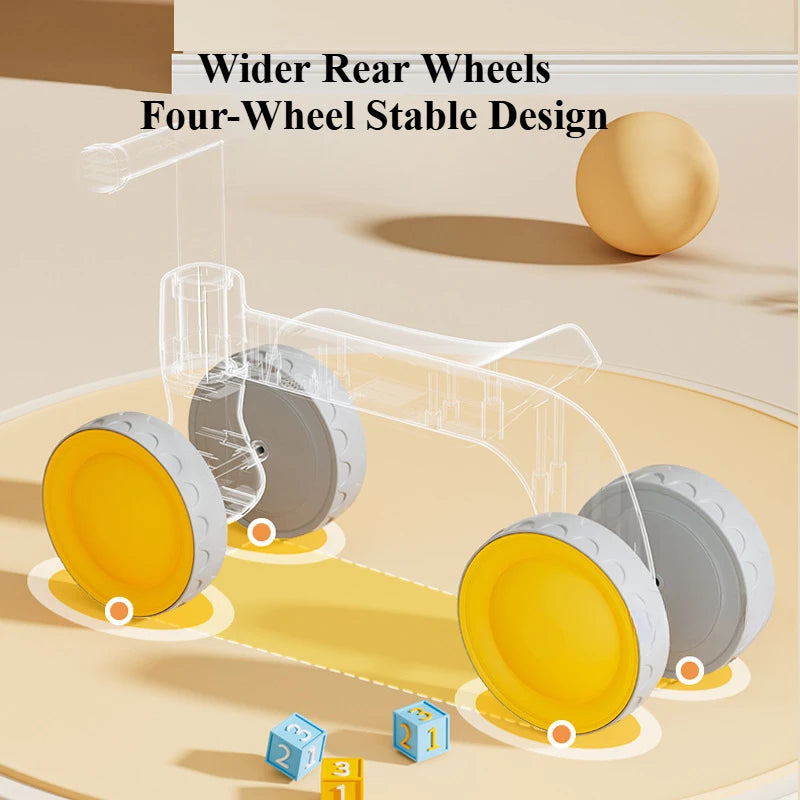 4-Wheel No-Pedal Baby Balance Bike (1-3 Years)