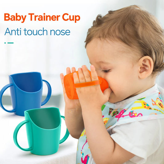 Slanted Mouth Anti-Choke Baby Learning Cup