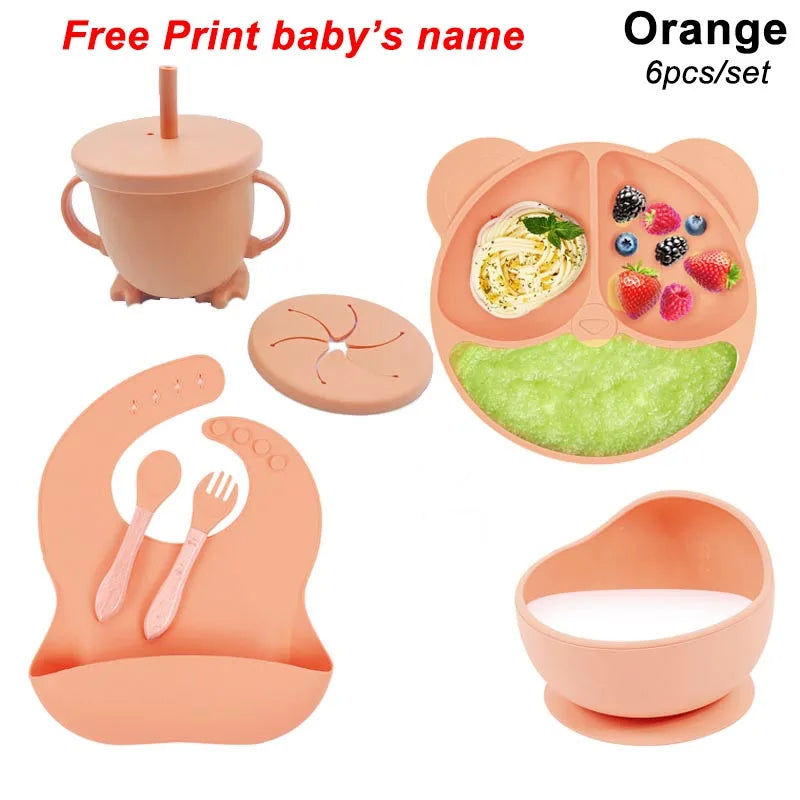 Plate Set 6Pcs Children Personalized Tableware