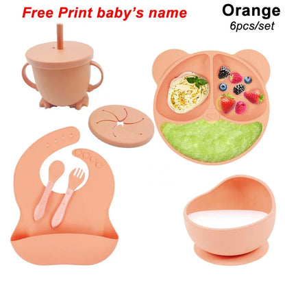 Plate Set 6Pcs Children Personalized Tableware