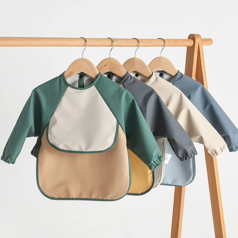 Easy Clean Washable Mealtime & Art Crafts Smock