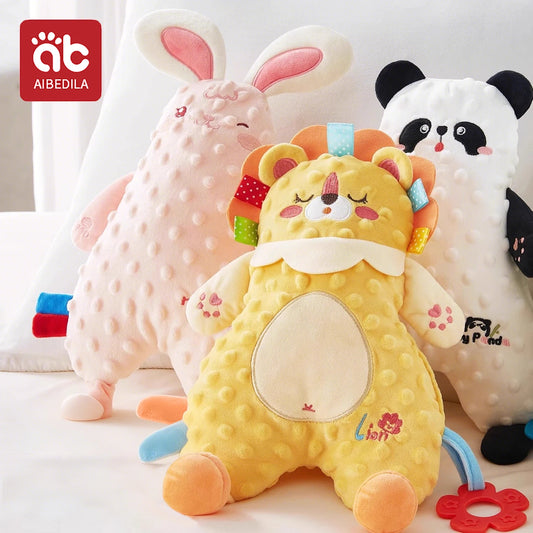 Plush Animal Security Blanket - Soft Baby Sleeping Comforter