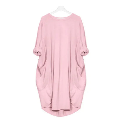 Long Sleeve Loose Casual Dress for Pregnant Women