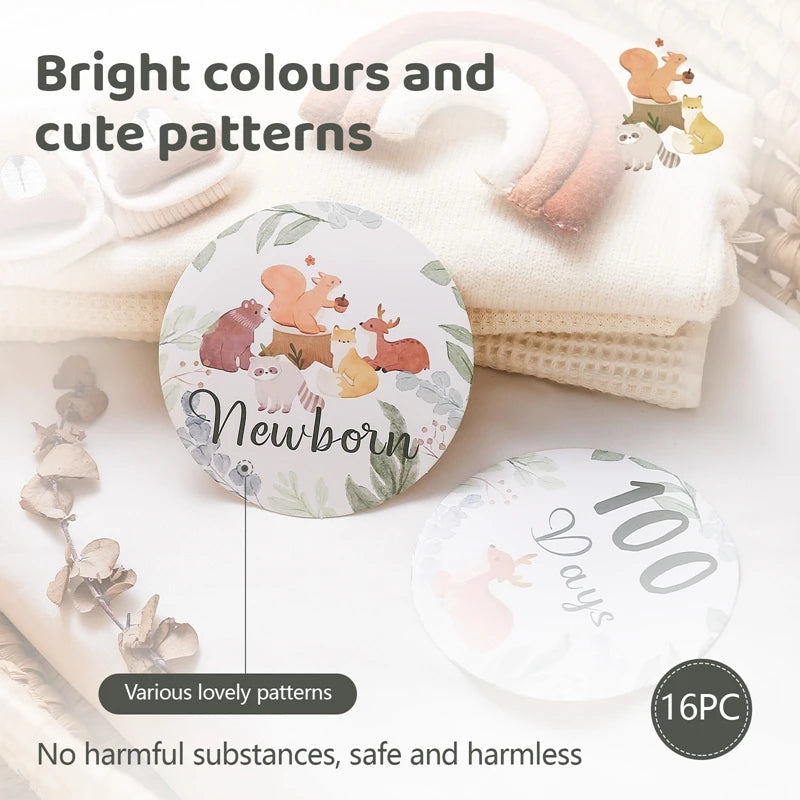 0-12 Month Baby Milestone Photo Cards & Souvenirs