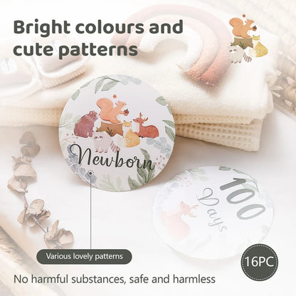 0-12 Month Baby Milestone Photo Cards & Souvenirs